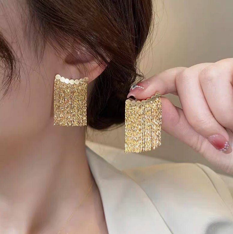 Luxury Earrings - Silver & Gold Earrings