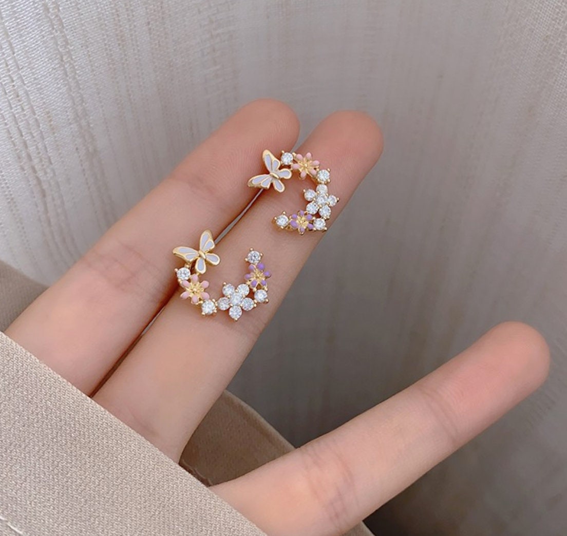 Blossom Floral Stud Earrings