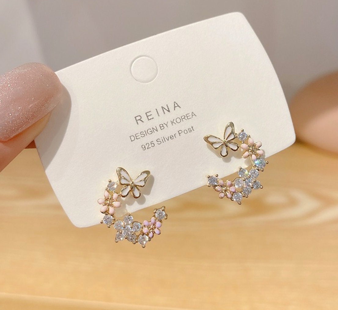 Blossom Floral Stud Earrings