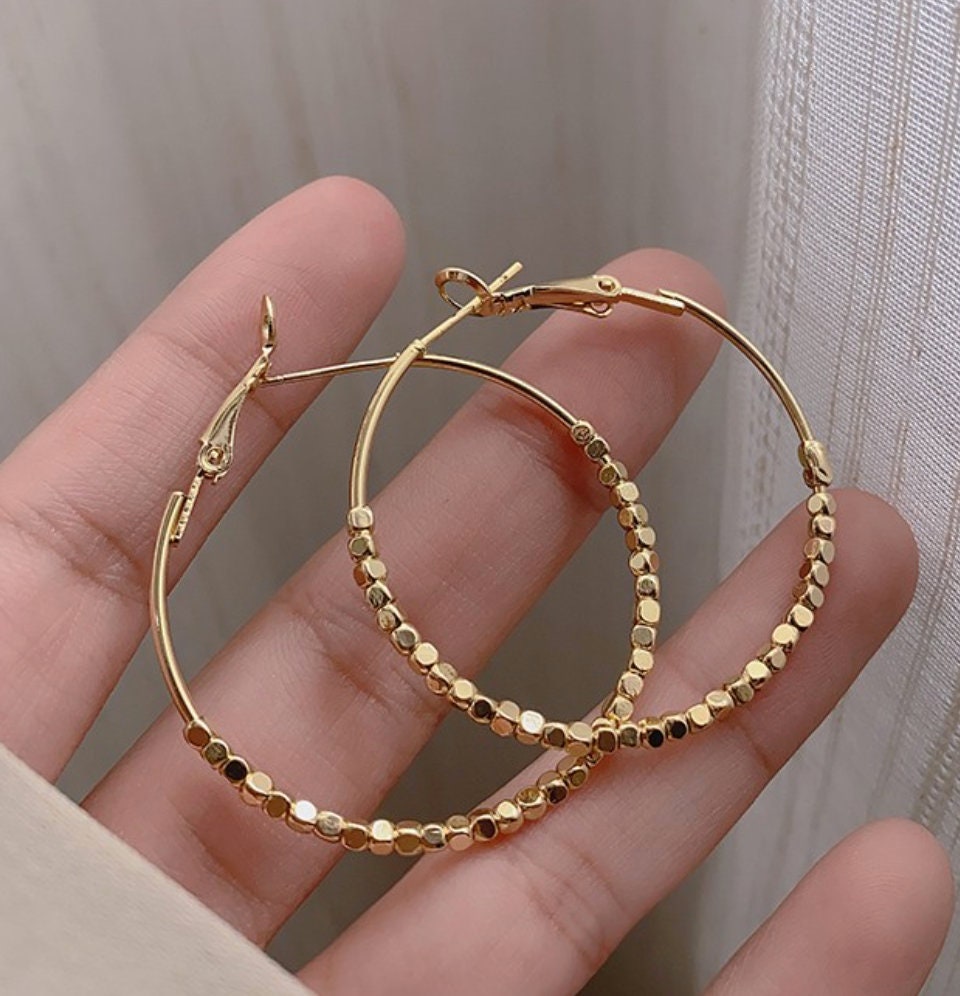 Bling Bling Big Hoop Earrings