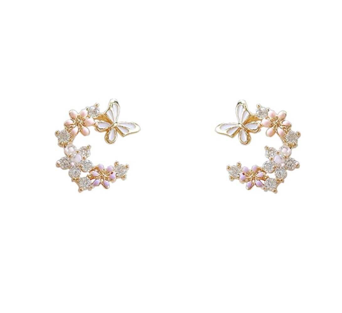 Blossom Floral Stud Earrings