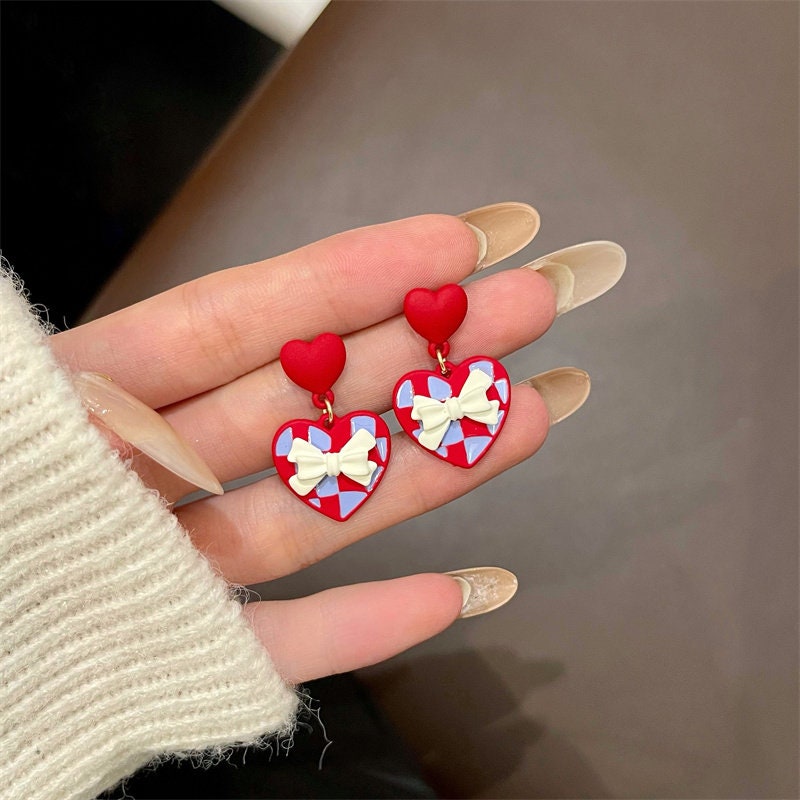 Lovely heart earrings