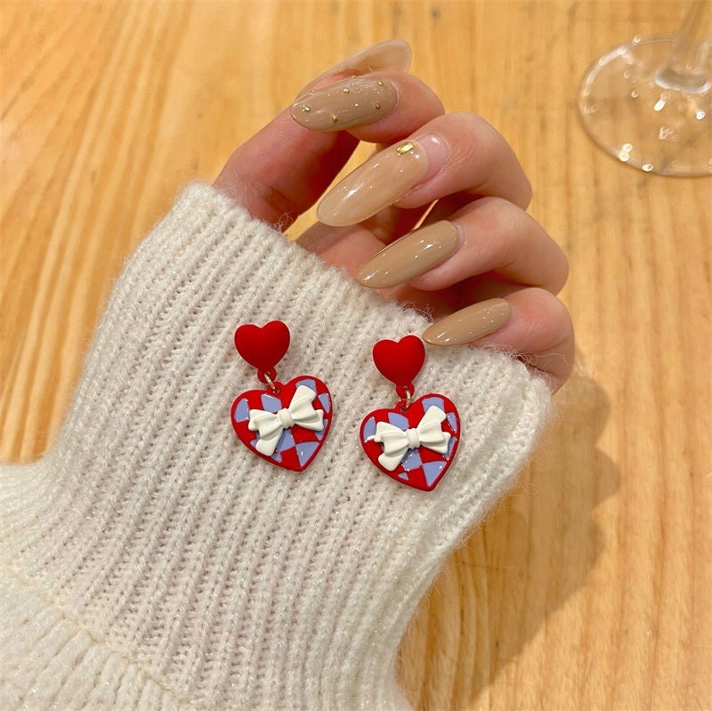 Lovely heart earrings