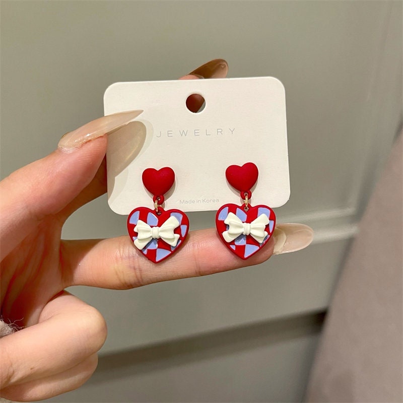 Lovely heart earrings