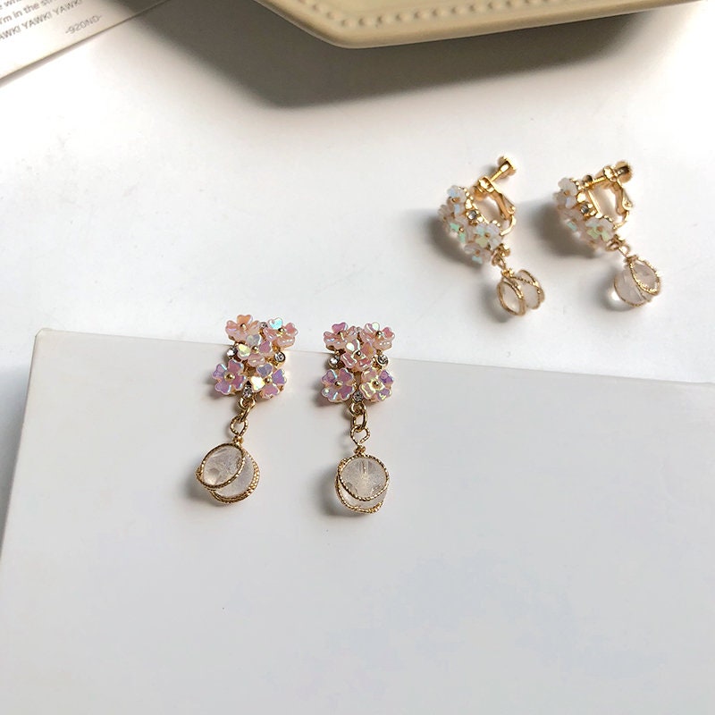 Flower Blossom Fantasy Earrings