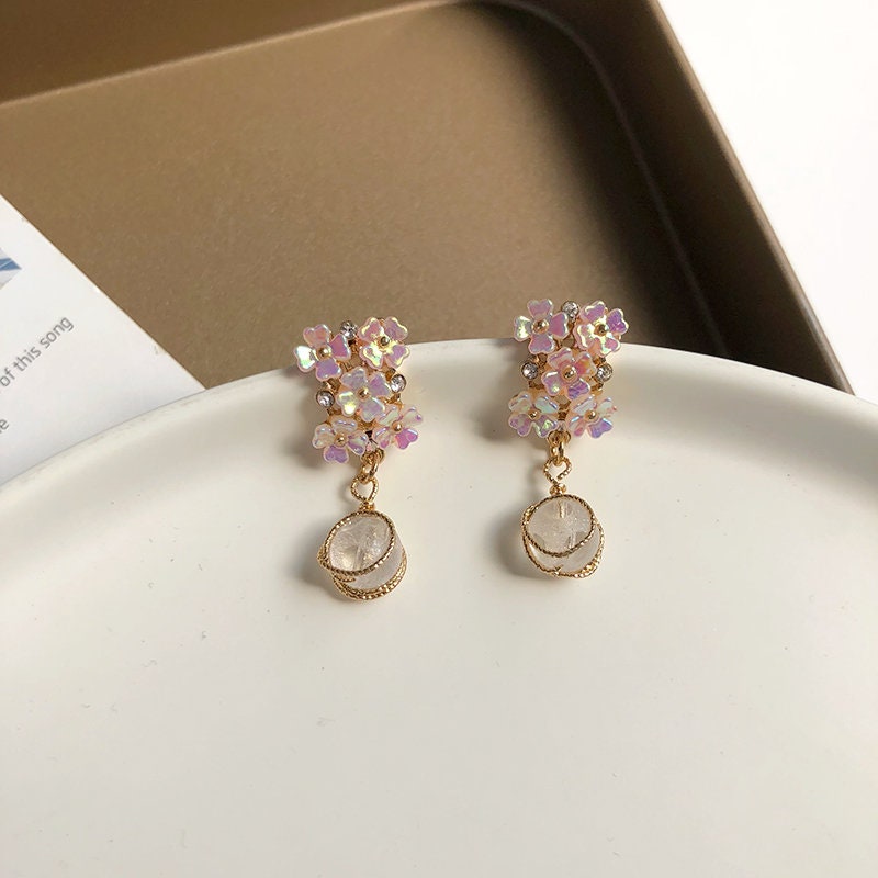 Flower Blossom Fantasy Earrings