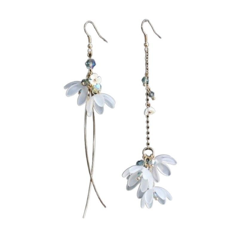 Summer Snowdrop Flower Dangling Earrings