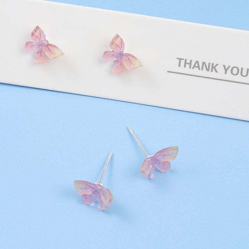 Spring Butterfly Earrings Set 8 pieces