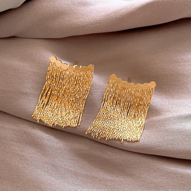 Bohemian Tassel Drop Earrings | Luxury Gold & Silver Plated Dangles | Trendy Statement Jewelry for Women